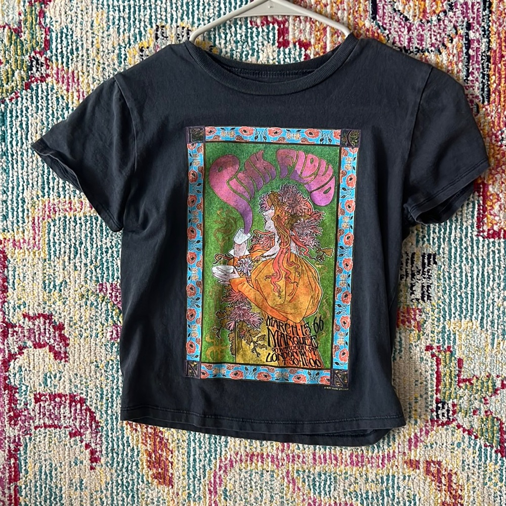 Urban Outfitters Pink Floyd graphic baby tee